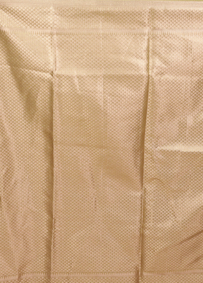 Green Tissue Silk Saree With Blouse Piece