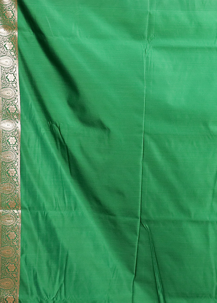 Maroon Banarasi Silk Saree With Blouse Piece