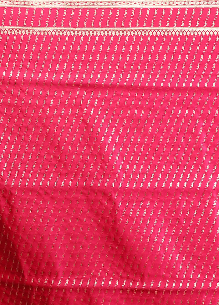 Green Banarasi Silk Saree With Blouse Piece