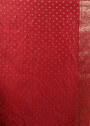 Pink Dupion Silk Saree With Blouse Piece