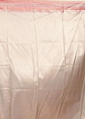 Grey Tissue Silk Saree With Blouse Piece