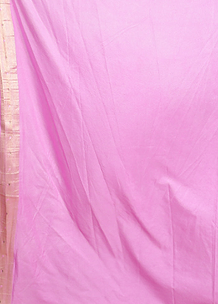 Pink Georgette Saree With Blouse Piece