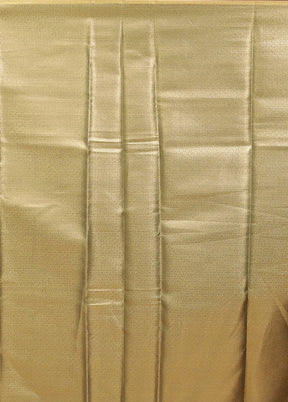 Gold Tissue Silk Saree With Blouse Piece