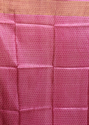 Blue Tussar Silk Saree With Blouse Piece