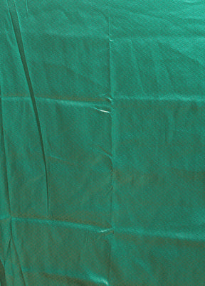 Green Dupion Silk Saree With Blouse Piece