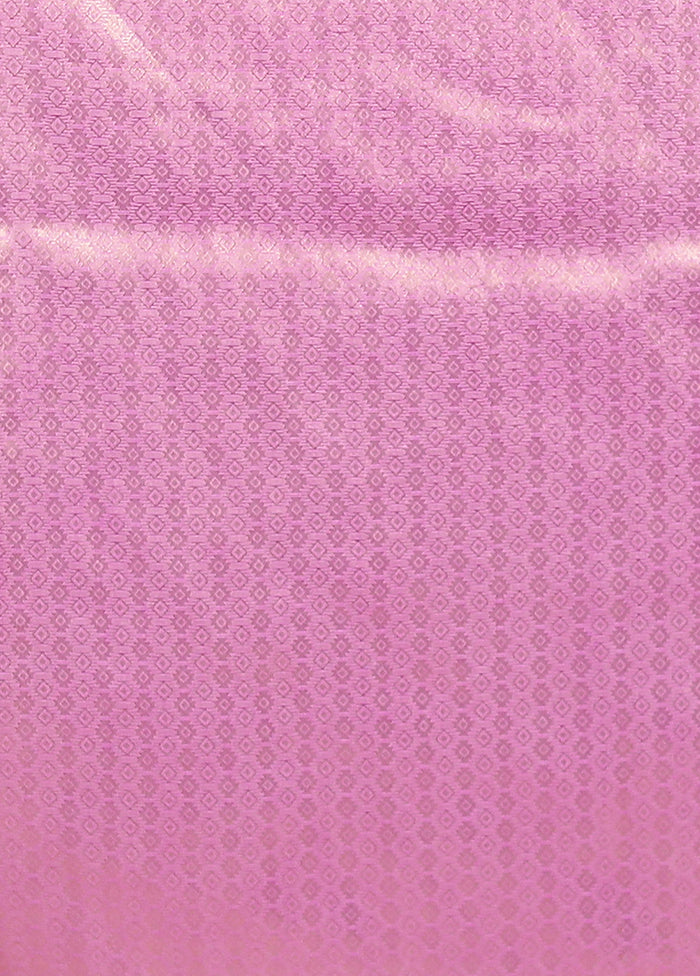 Purple Dupion Silk Saree With Blouse Piece