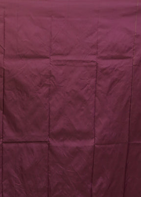 Purple Kanjivaram Silk Saree With Blouse Piece