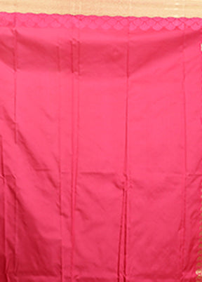 Yellow Kanjivaram Silk Saree With Blouse Piece