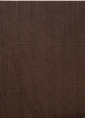 Black Cotton Saree With Blouse Piece