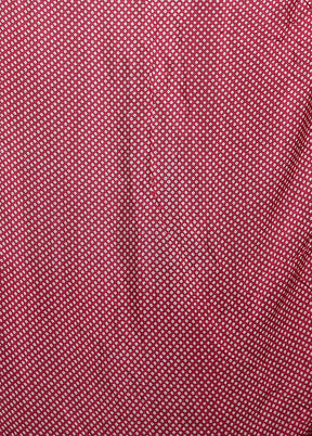 Pink Handloom Chiffon Pure Silk Saree With Blouse Piece