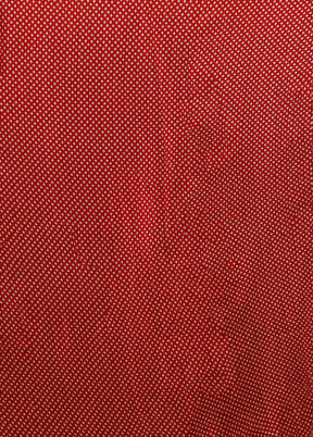 Red Handloom Chiffon Pure Silk Saree With Blouse Piece