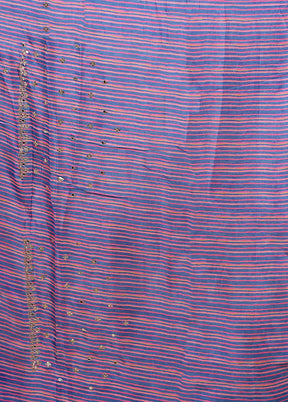 Pink Printed Pure Silk Saree Without Blouse Piece