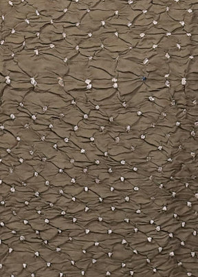 Green Handloom Bandhej Pure Silk Saree With Blouse Piece