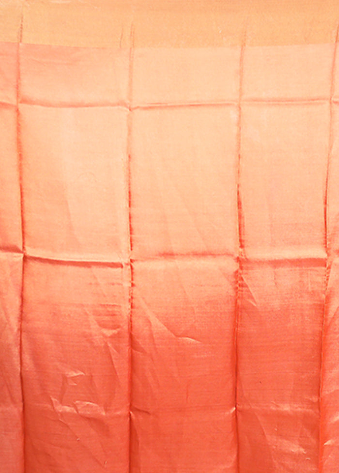 Multicolor Tussar Silk Saree With Blouse Piece