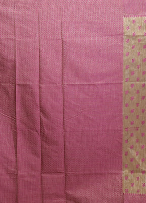 Cream Cotton Saree With Blouse Piece