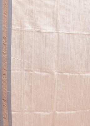 White Handloom Matka Pure Silk Saree With Blouse Piece