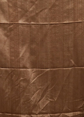 Cream Handloom Matka Pure Silk Saree With Blouse Piece