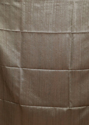 Green Handloom Matka Pure Silk Saree With Blouse Piece