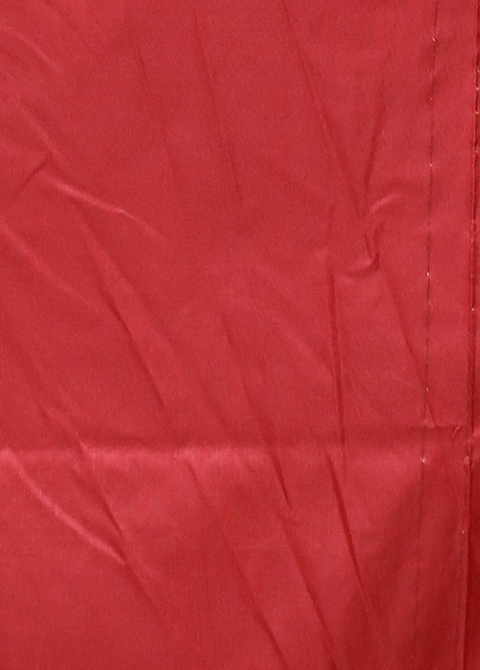 Pink Dupion Silk Saree With Blouse Piece