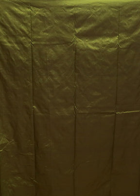 Green Kanjivaram Silk Saree With Blouse Piece