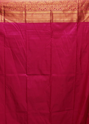 Green Kanjivaram Silk Saree With Blouse Piece