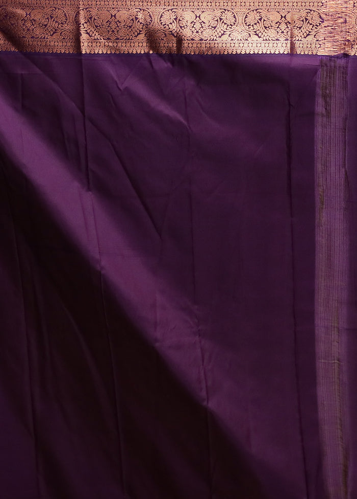 Pink Kanjivaram Silk Saree With Blouse Piece