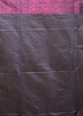 Blue Cotton Saree With Blouse Piece