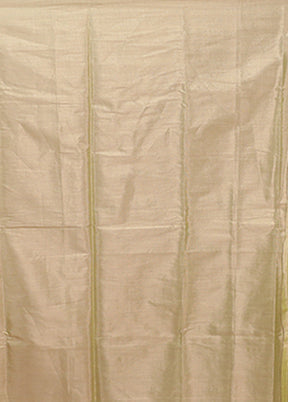 Green Tissue Silk Saree With Blouse Piece