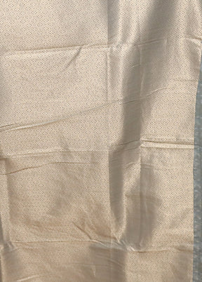 Grey Kora Silk Saree With Blouse Piece