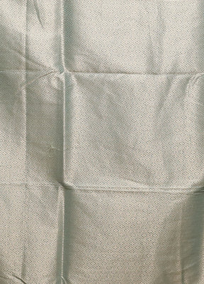 Blue Kora Silk Saree With Blouse Piece