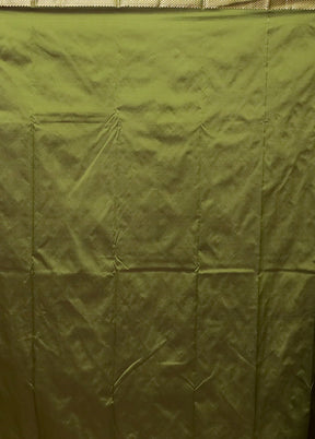 Green Kanjivaram Silk Saree With Blouse Piece