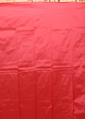 Pink Kanjivaram Silk Saree With Blouse Piece