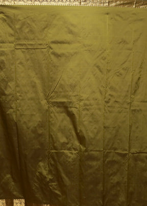 Green Kanjivaram Silk Saree With Blouse Piece
