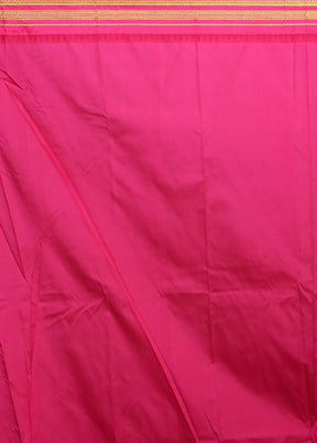 Purple Kanjivaram Silk Saree With Blouse Piece