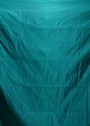 Green Banarasi Silk Saree With Blouse Piece