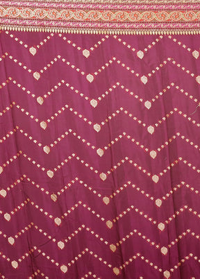 Pink Handloom Pure Georgette Saree With Blouse Piece
