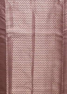 Purple Dupion Silk Saree With Blouse Piece