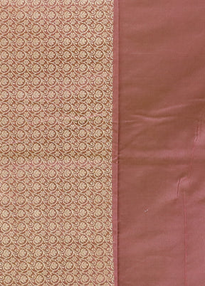 Purple Kora Silk Saree With Blouse Piece