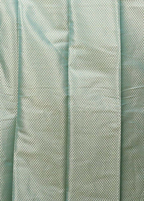 Green Kora Silk Saree With Blouse Piece