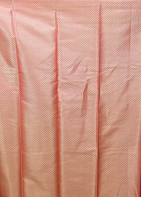 Pink Kora Silk Saree With Blouse Piece
