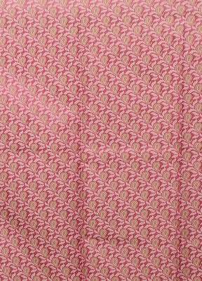 Pink Kota Cotton Saree With Blouse Piece