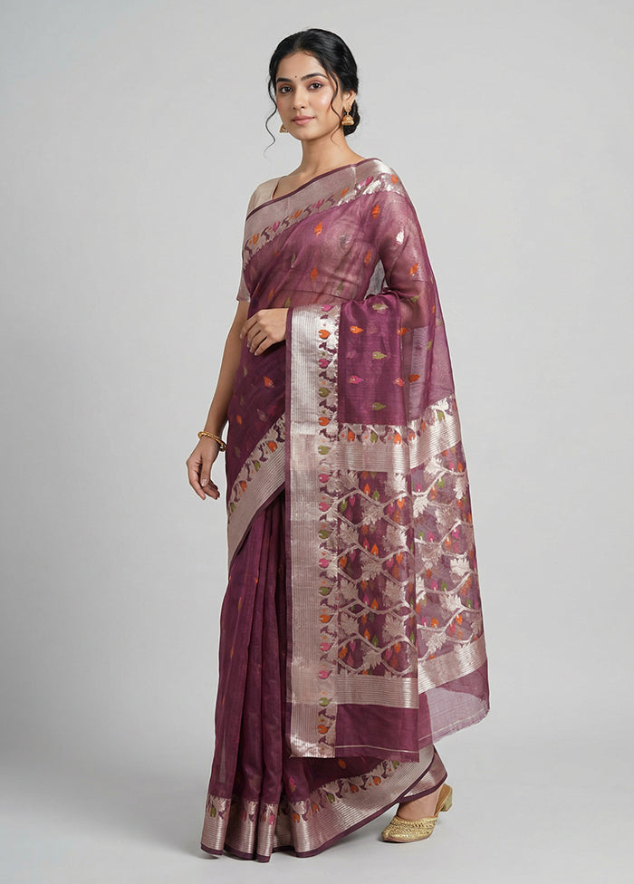 Green Organza Saree With Blouse Piece