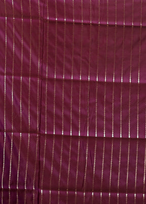 Pink Banarasi Silk Saree With Blouse Piece