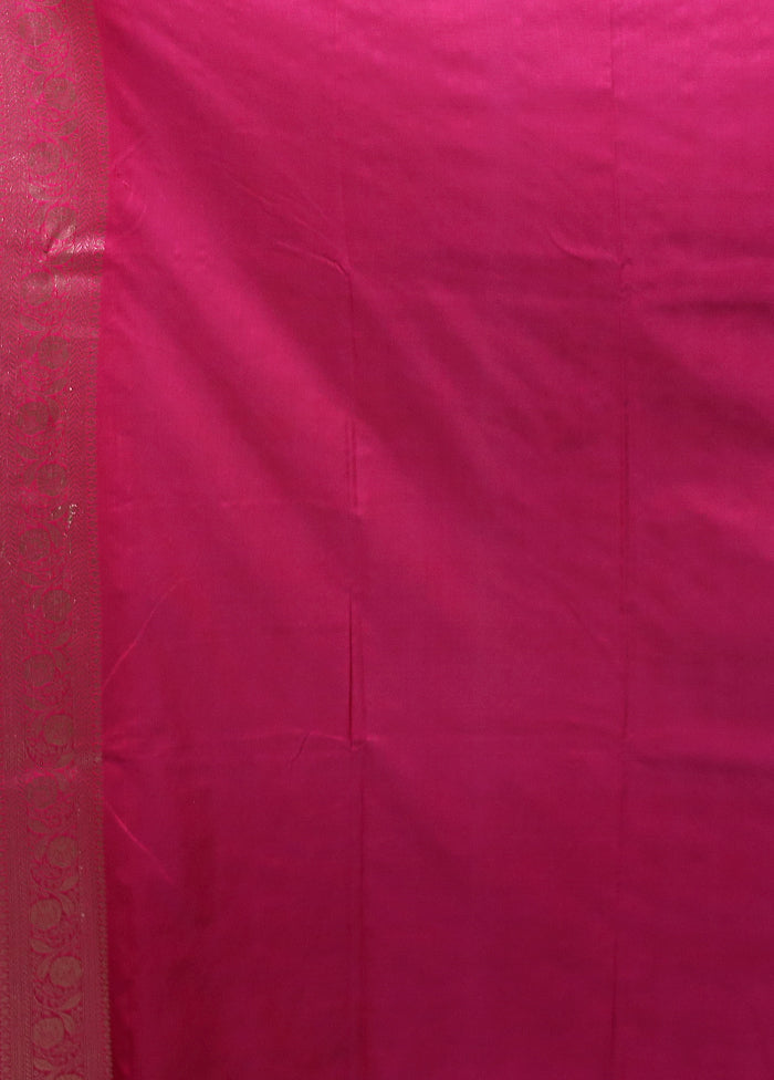 Cream Katan Silk Saree With Blouse Piece