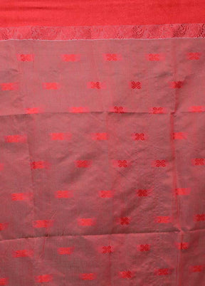 White Matka Silk Saree With Blouse Piece
