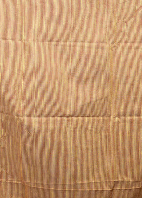 Yellow Matka Silk Saree With Blouse Piece