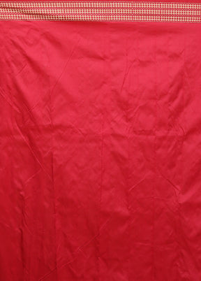 Cream Handloom Bomkai Pure Silk Saree With Blouse Piece