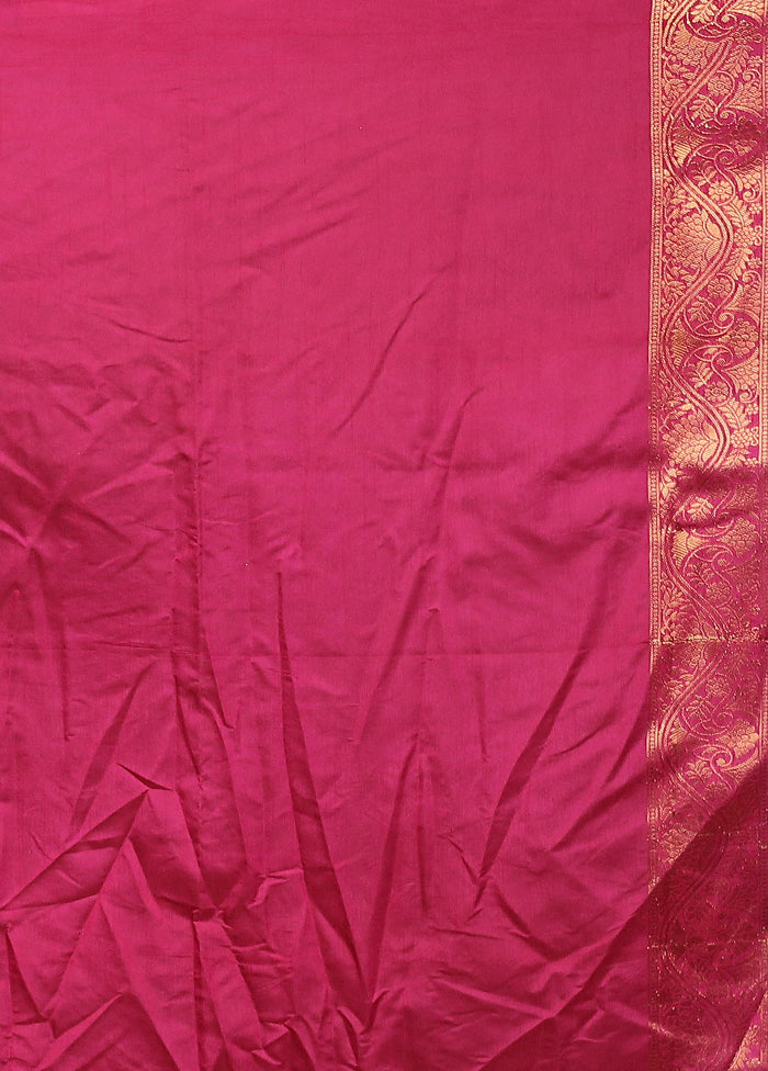 Green Dupion Silk Saree With Blouse Piece