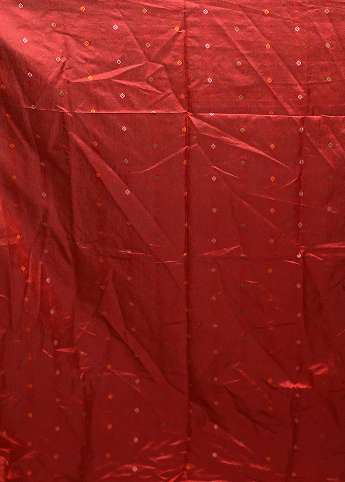 Green Dupion Silk Saree With Blouse Piece