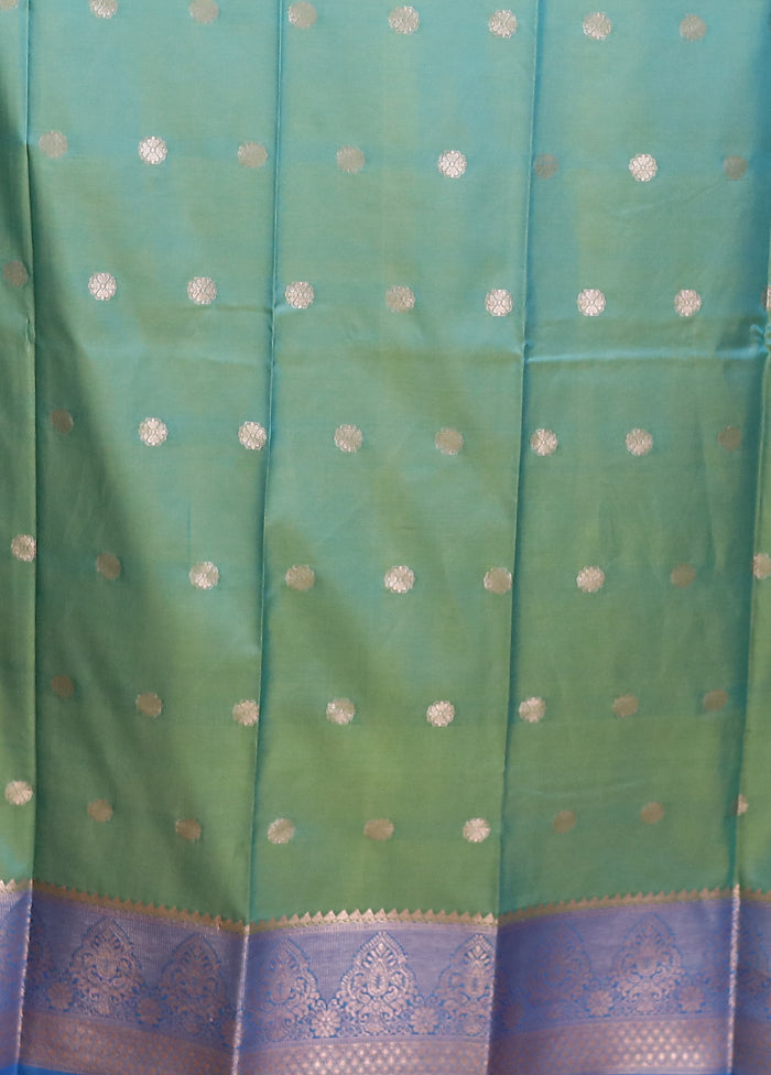 Rust Dupion Silk Saree With Blouse Piece